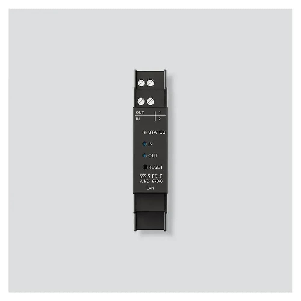 Siedle IP-Schaltaktor A I/O 670-0 Schwarz
