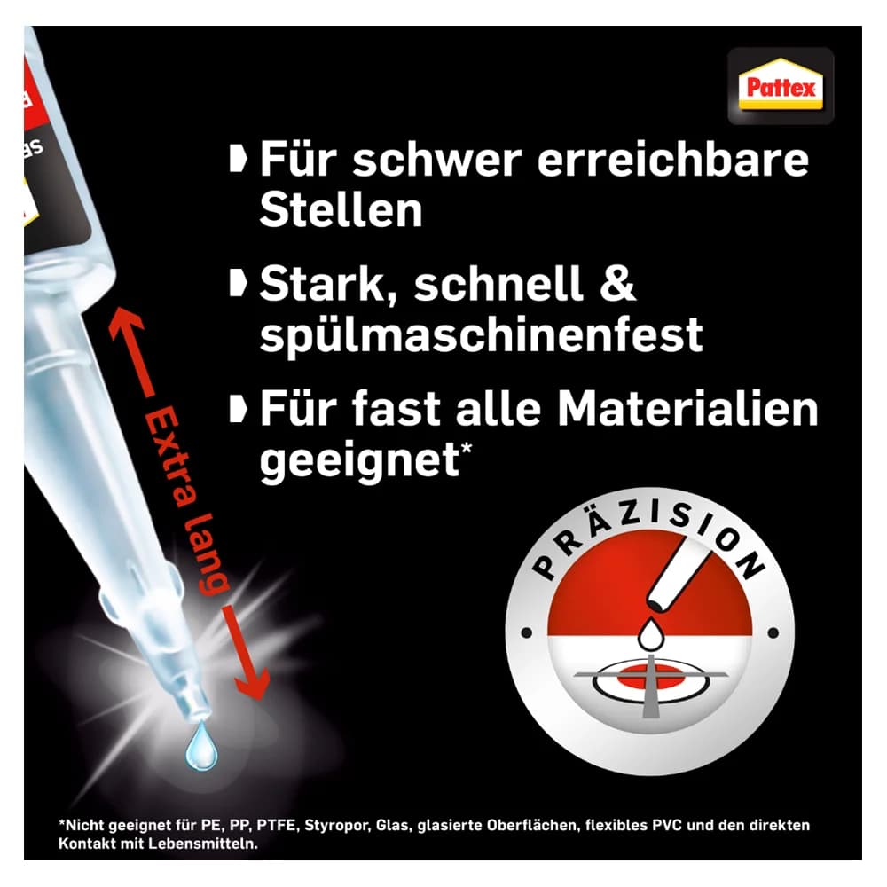 Pattex Sekundenkleber Präzision PSK5C 5g