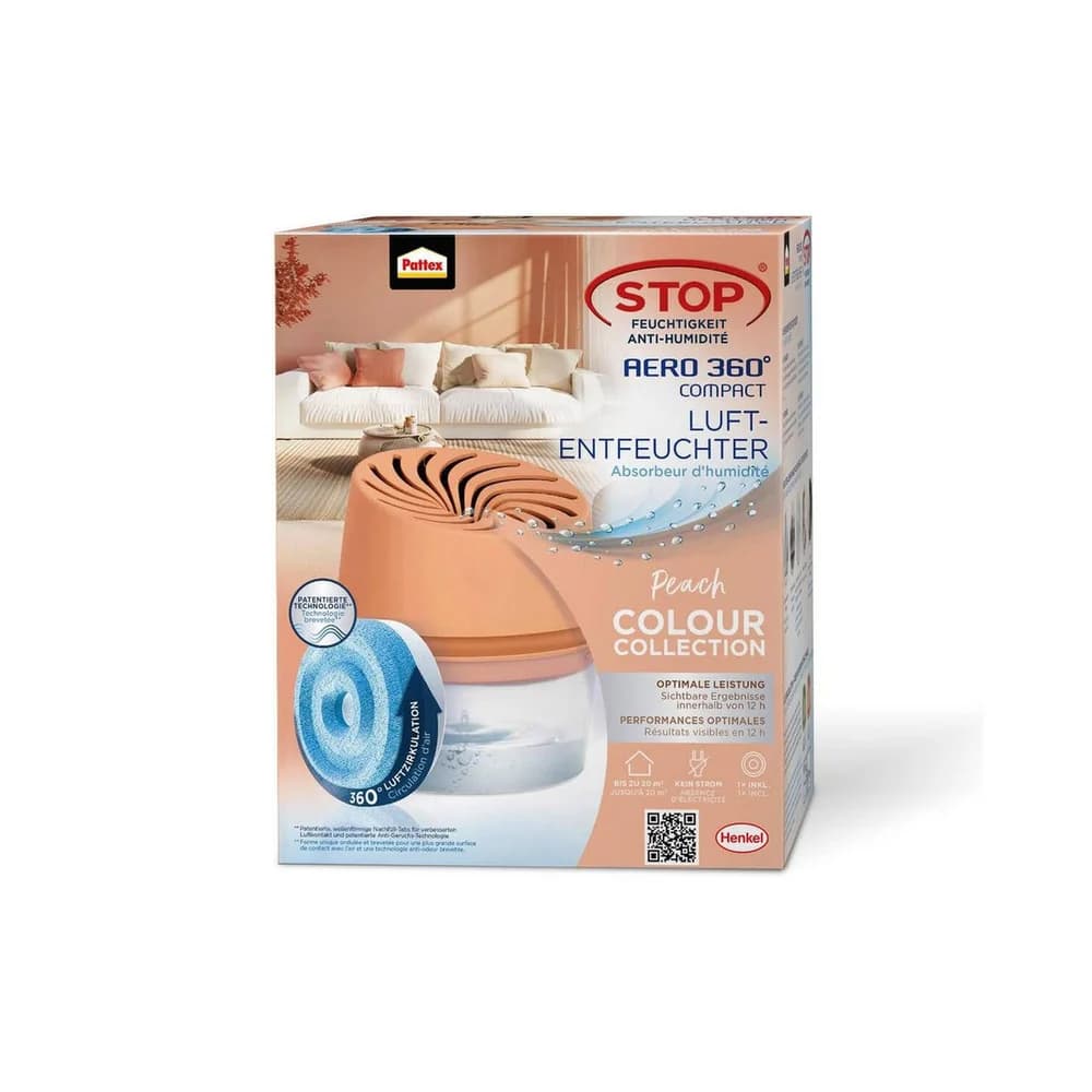 Pattex Luftentfeuchter »AERO 360°« rosa