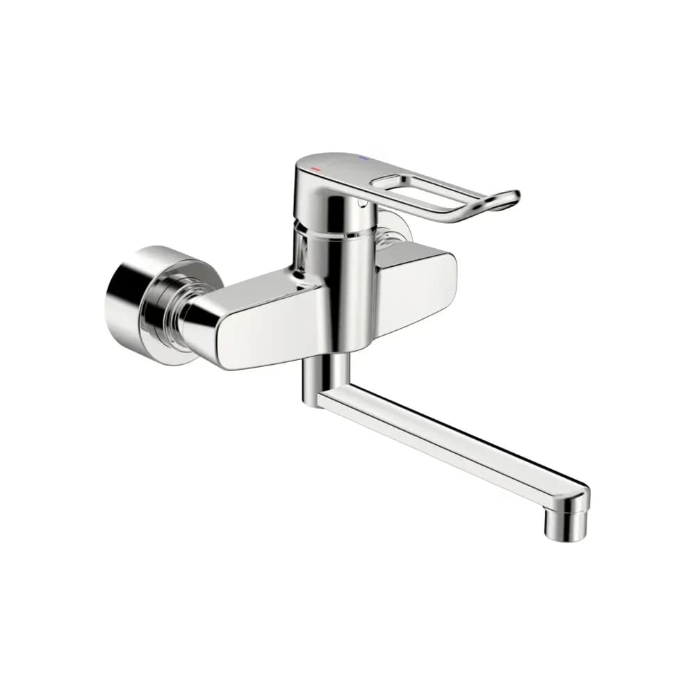 Hansa Hansaclinica Waschtischarmatur 01536286 Wandmontage, Bügelhebel, Ausladung 277 mm, chrom