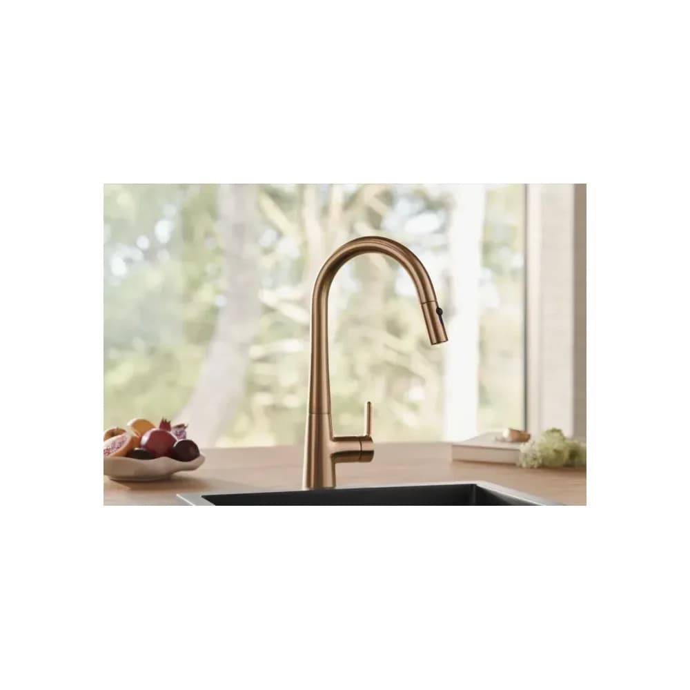 Hansa Spülenarmatur Designo gebürstete Bronze Messing 5136228381
