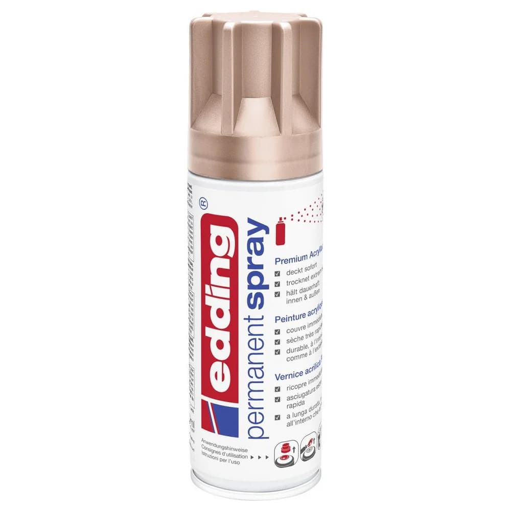 edding 5200 Permanentspray Premium Acryllack roségold matt 200 ml