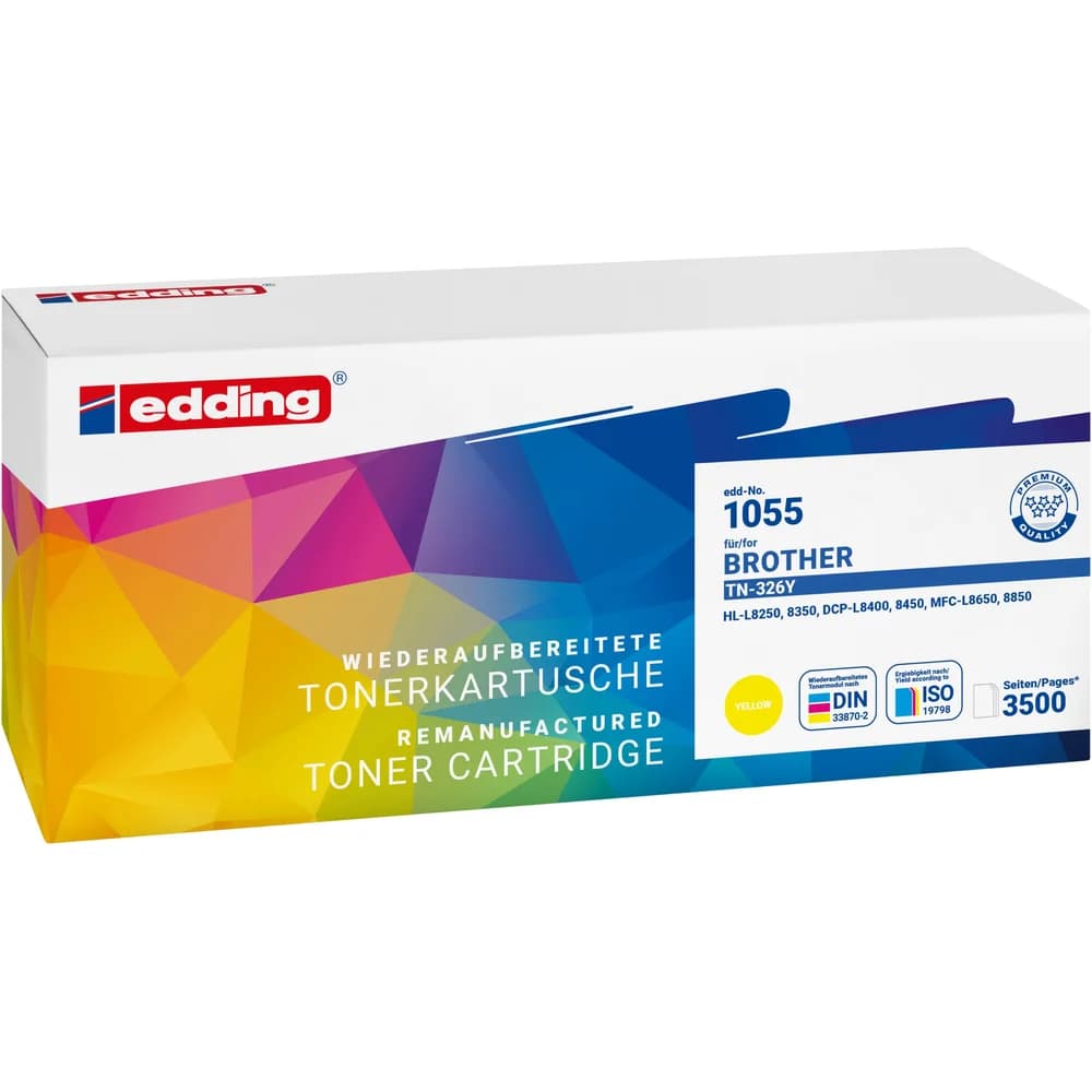 Edding Toner ersetzt Brother »TN-326Y« gelb