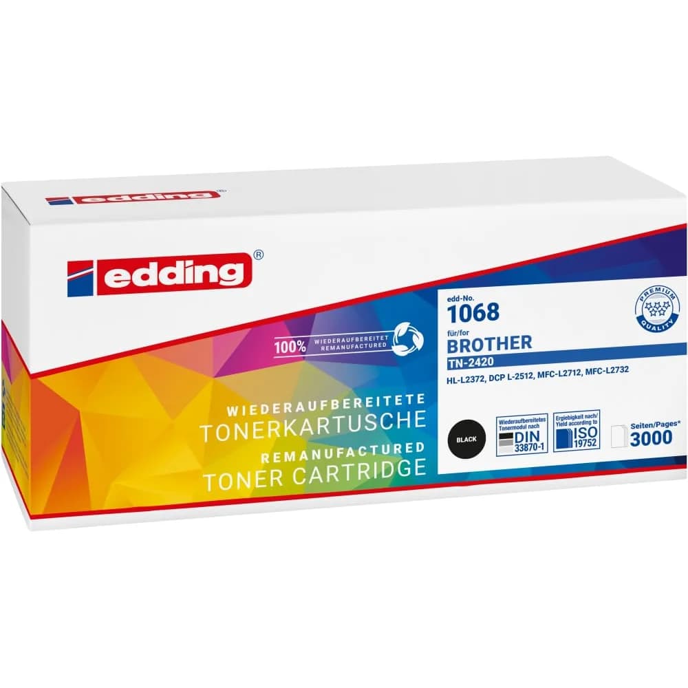 Edding Toner ersetzt Brother »TN-2420« schwarz
