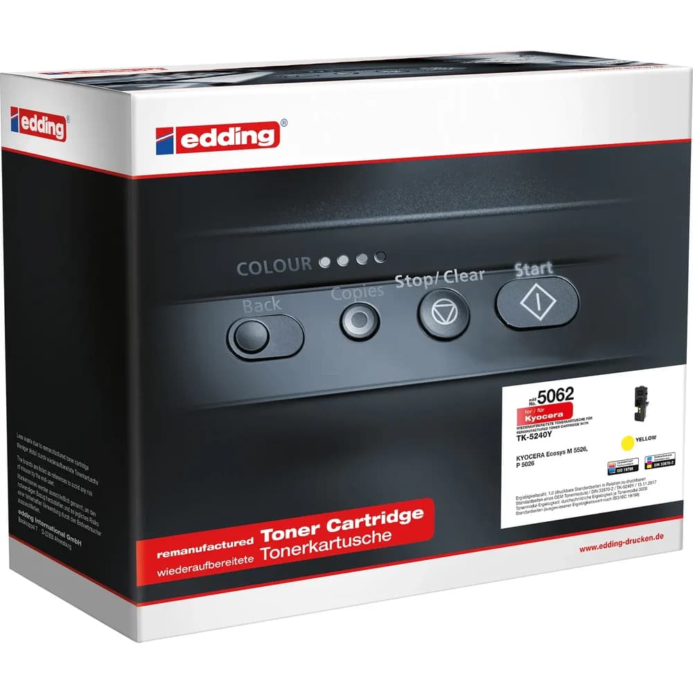 Edding Toner ersetzt Kyocera »TK-5240Y« gelb