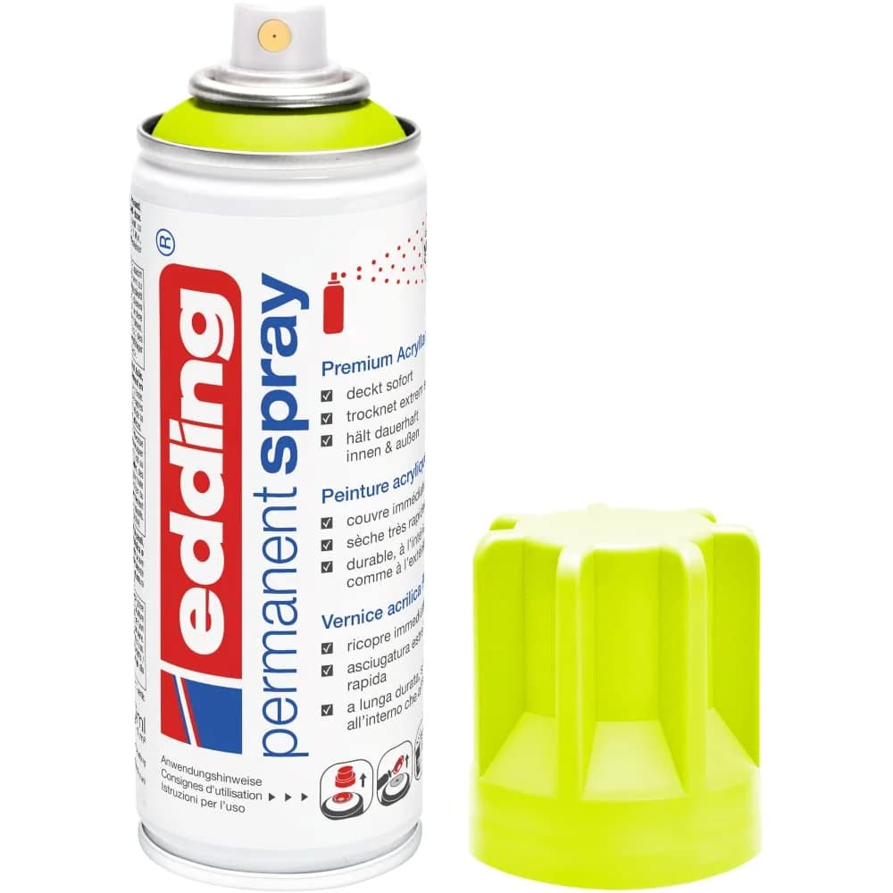 edding Sprühlack edding 5200 Permanent Spray Premium Acrylic Paint gelb