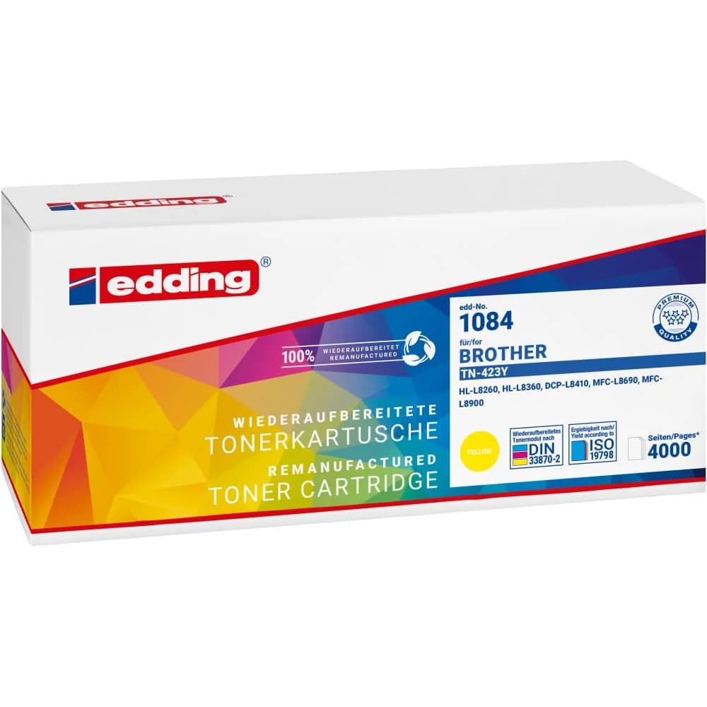 Edding Toner ersetzt Brother »TN-423Y« gelb