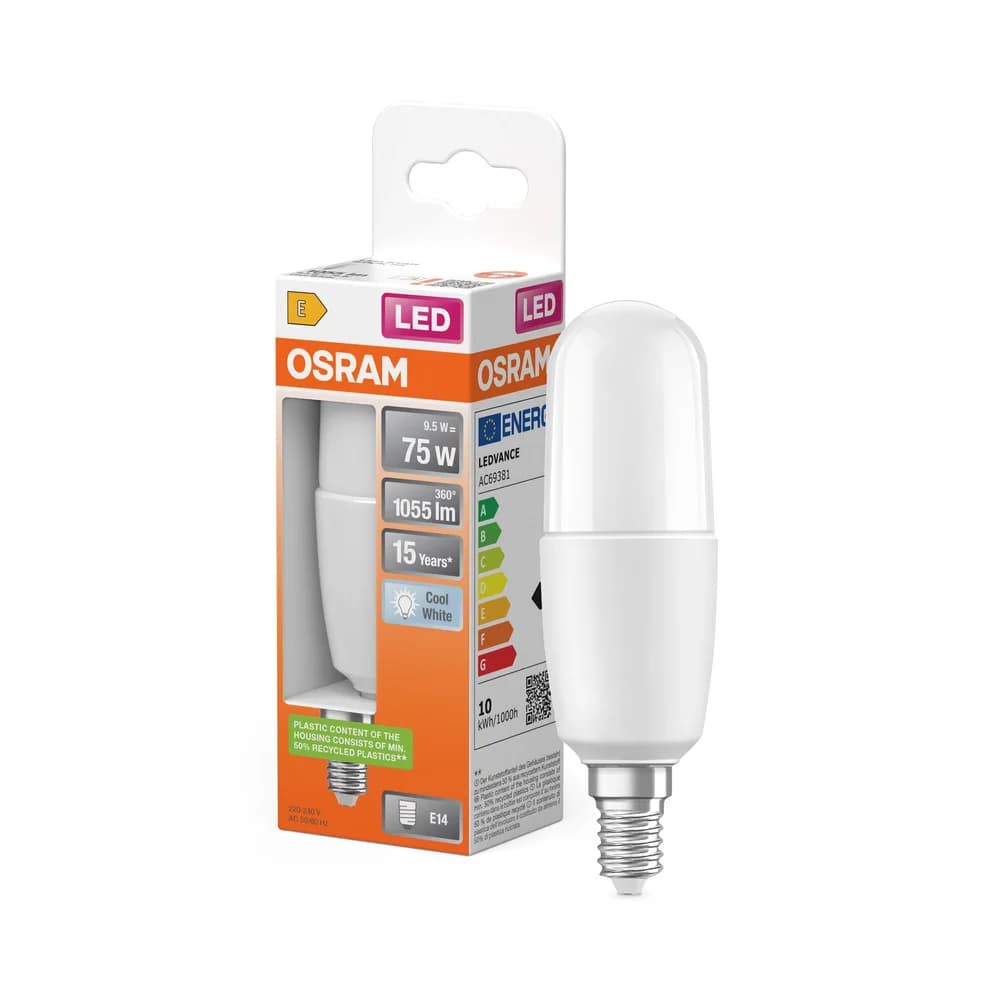 OSRAM E14 STAR STICK LED Lampe in kolbenform 10W wie 75W neutralweiß