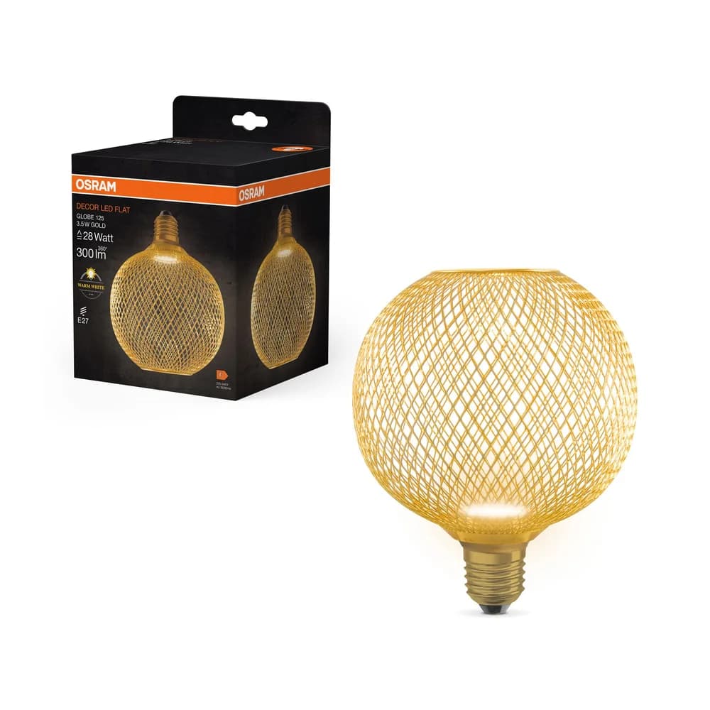 Dekorative LED-Glühbirne E27 3.5W = 28W 300lm 2700K Warmweiß 100° Dekor Osram