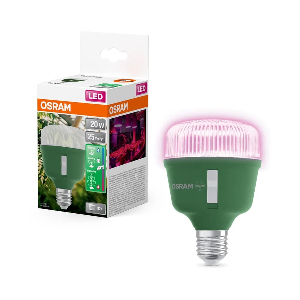 LED Lampen Für Pflanzen 20W E27 650lm Osram Wachstumshilfe Beleuchtung