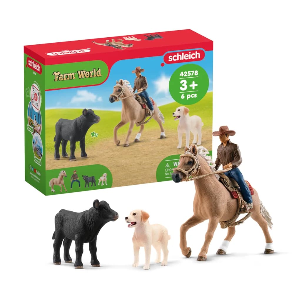 Schleich Farm World 42578 Westernreiten