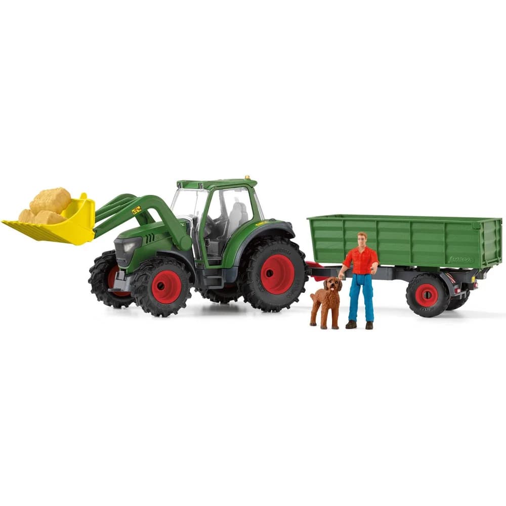 Schleich Farm World 42608 Traktor mit Anhänger