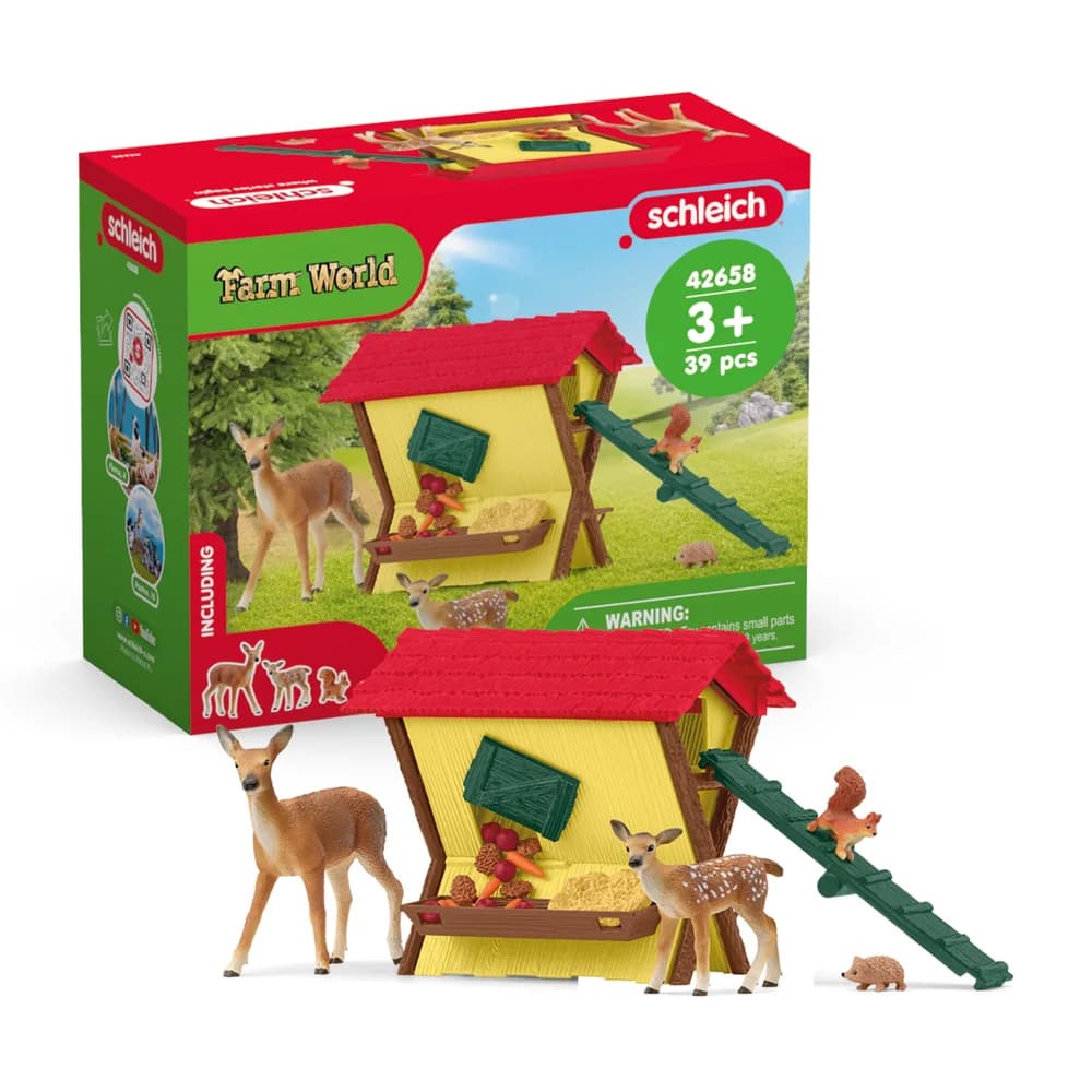 Schleich 42658 - Farm World - Fütterung der Waldtiere
