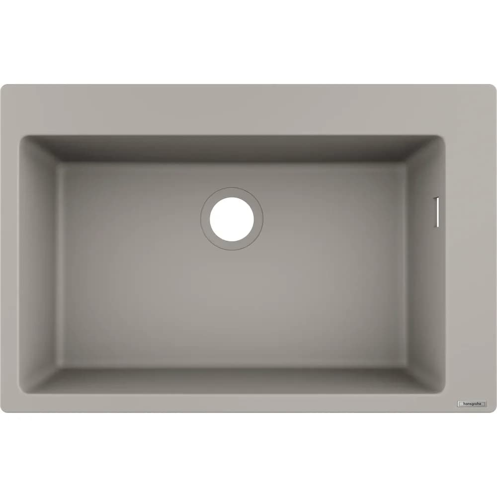 HANSGROHE 43313380 Einbauspüle 660 - Grau