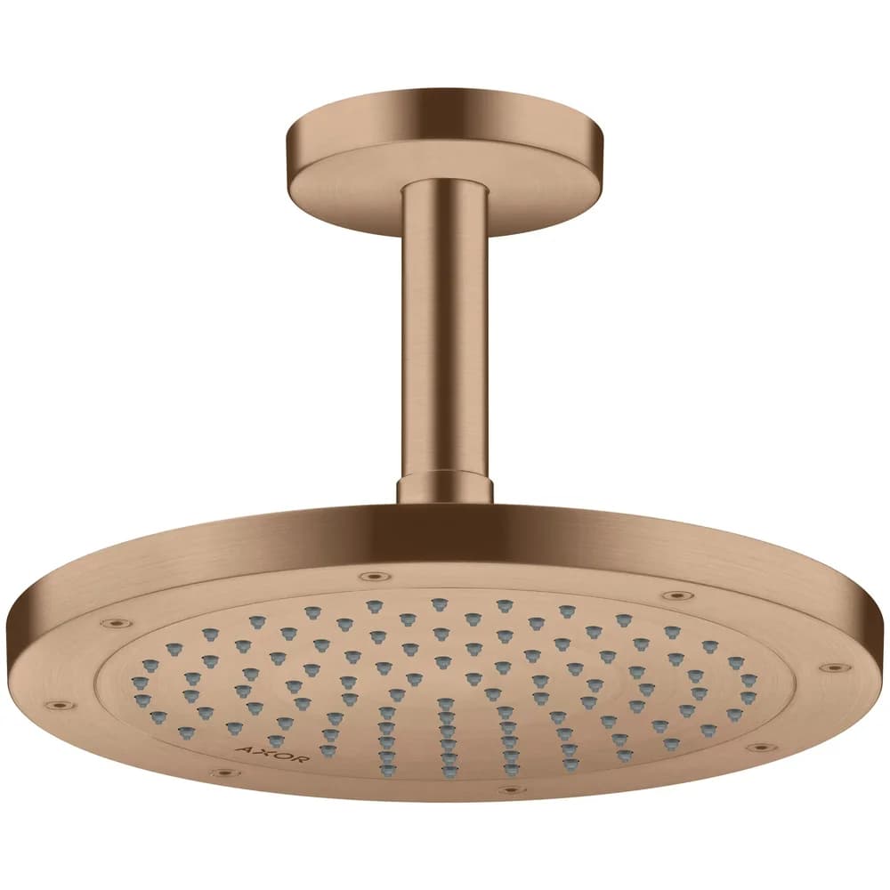 hansgrohe Deckenanschluss Axor 100mm, rund, brushed red gold