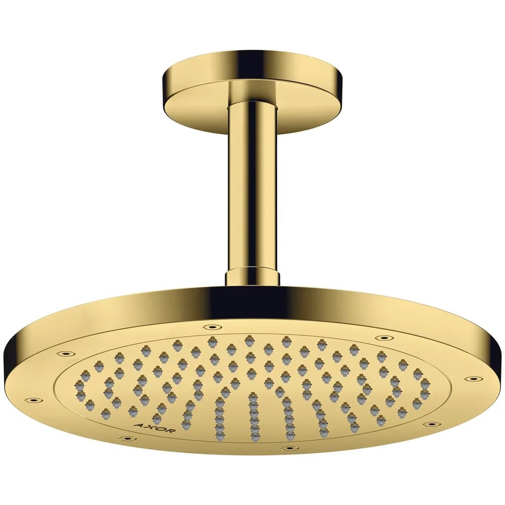 hansgrohe Deckenanschluss Axor 100mm, rund, polished gold optic