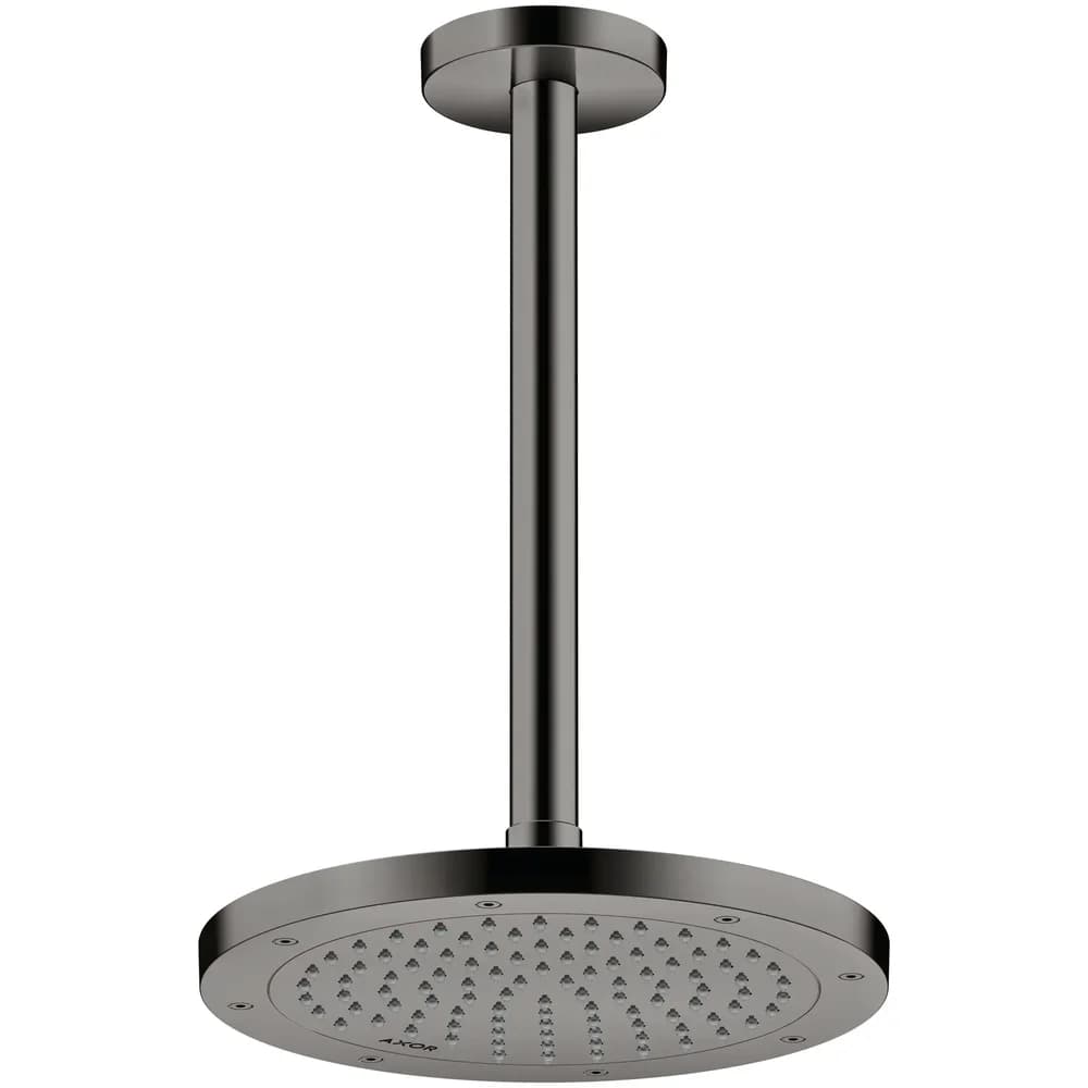 hansgrohe Deckenanschluss Axor 300mm, rund, polished black chrome
