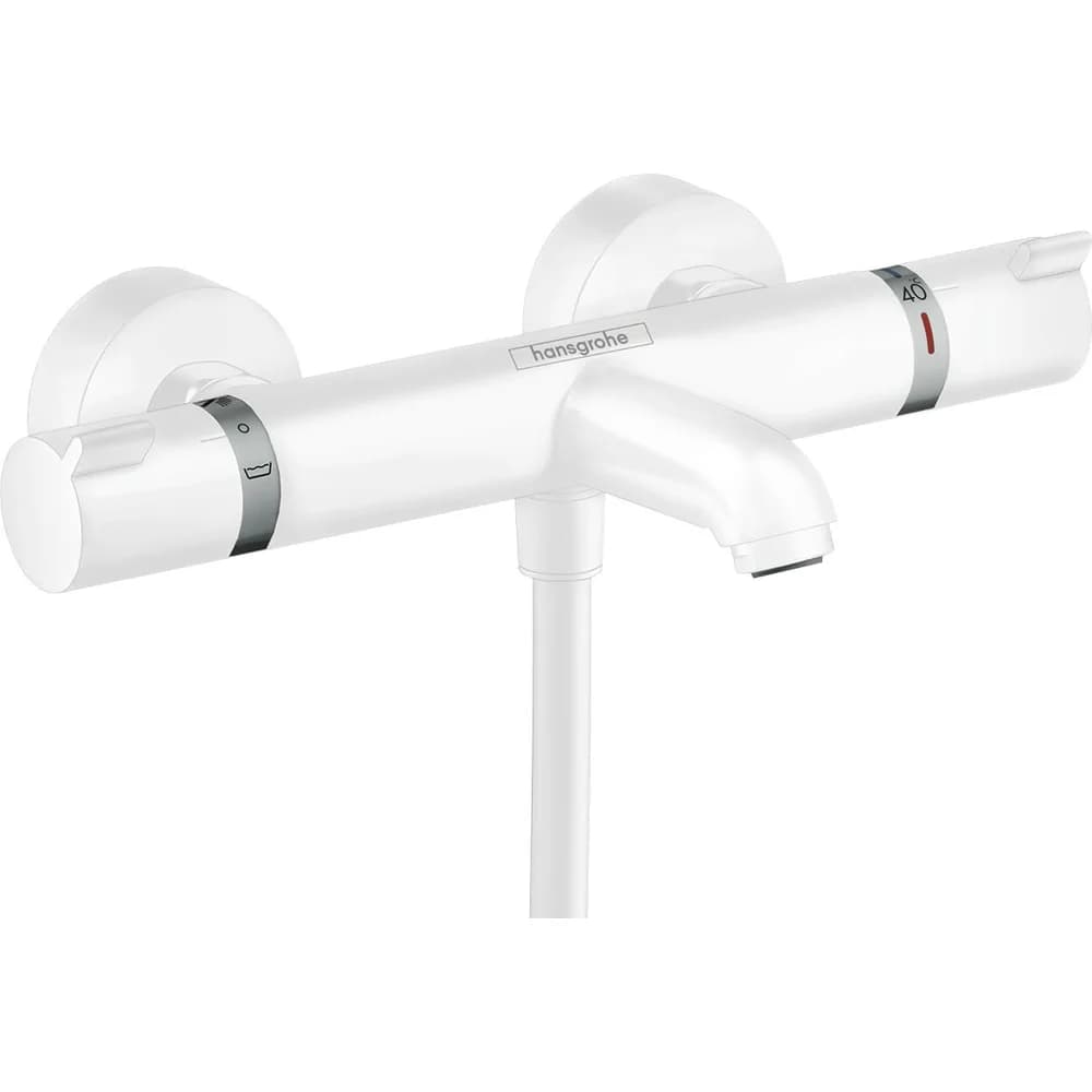 Hansgrohe Ecostat Wannenarmatur Matt Weiß 13114700