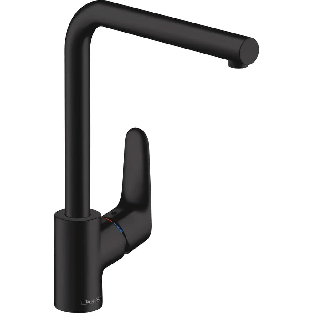 hansgrohe Focus M41-280 Küchenarmatur 31817670 1jet, mattschwarz