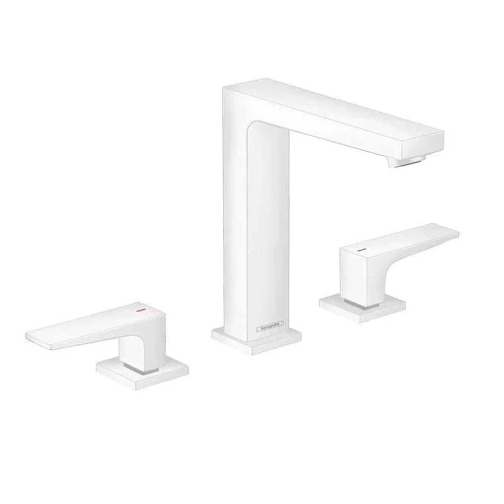 Hansgrohe 3-Loch Waschtischarmatur 160 Metropol mattweiss, 32515700 32515700