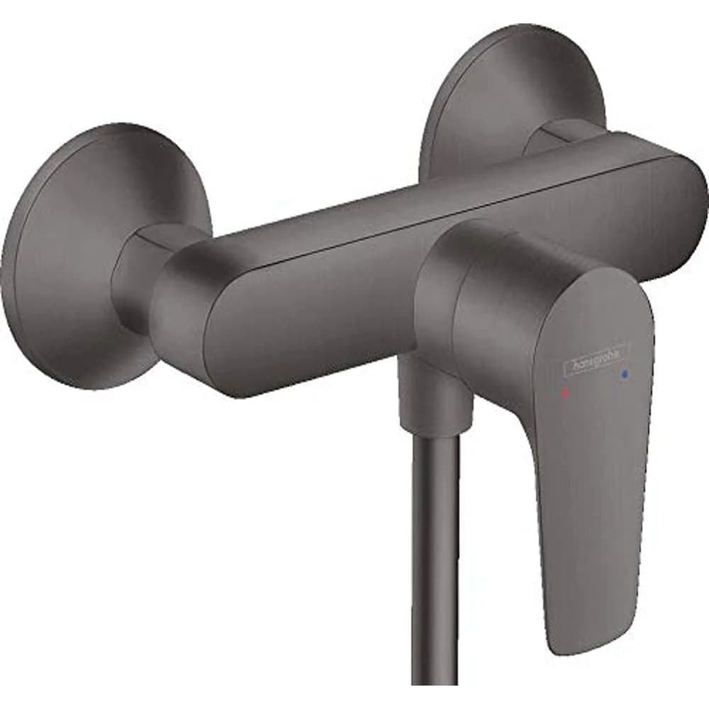 hansgrohe Talis E Brause-Einhebelmischer 71760340 Aufputz, brushed black chrome