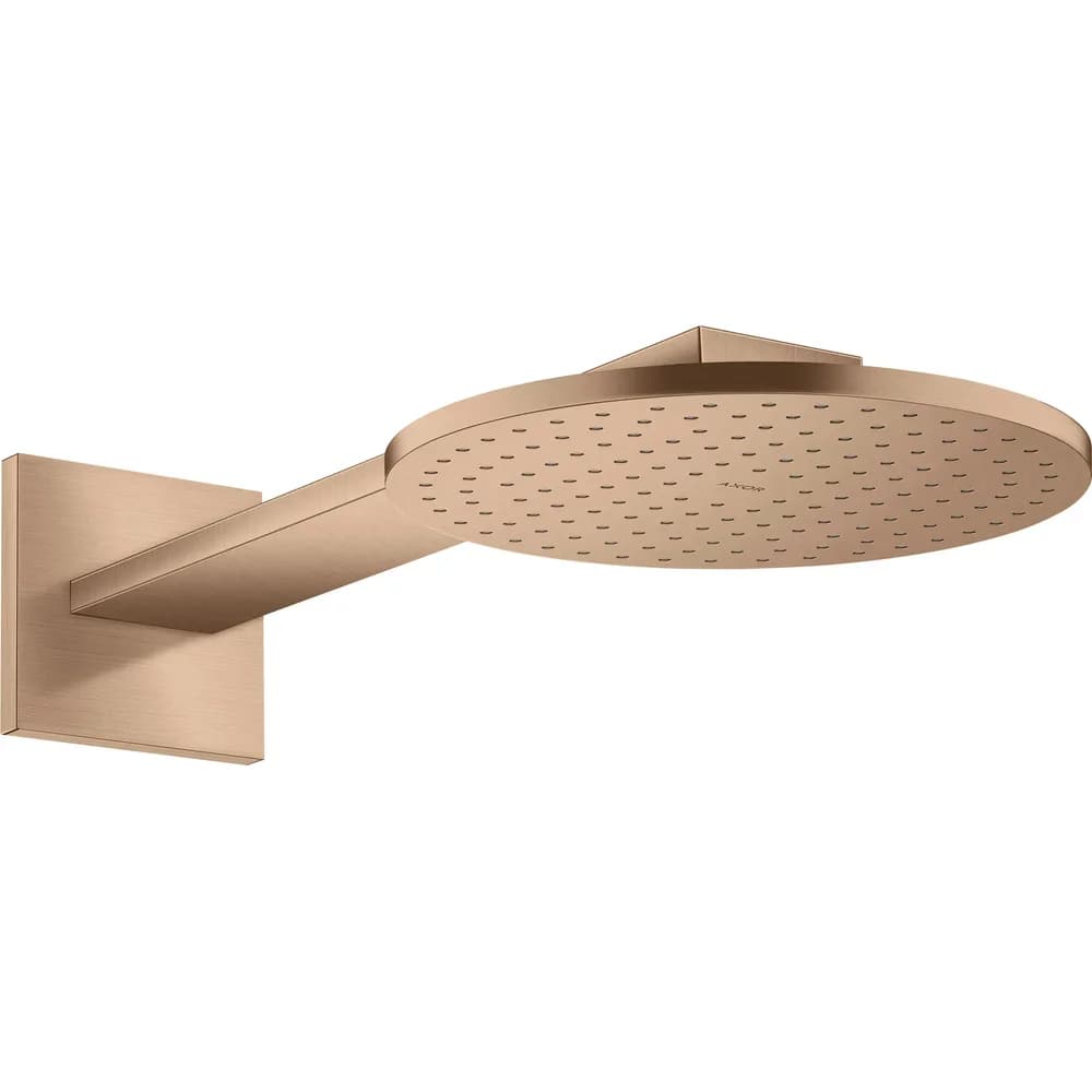 hansgrohe Kopfbrause 250 2jet Axor mit Brausearm, brushed red gold