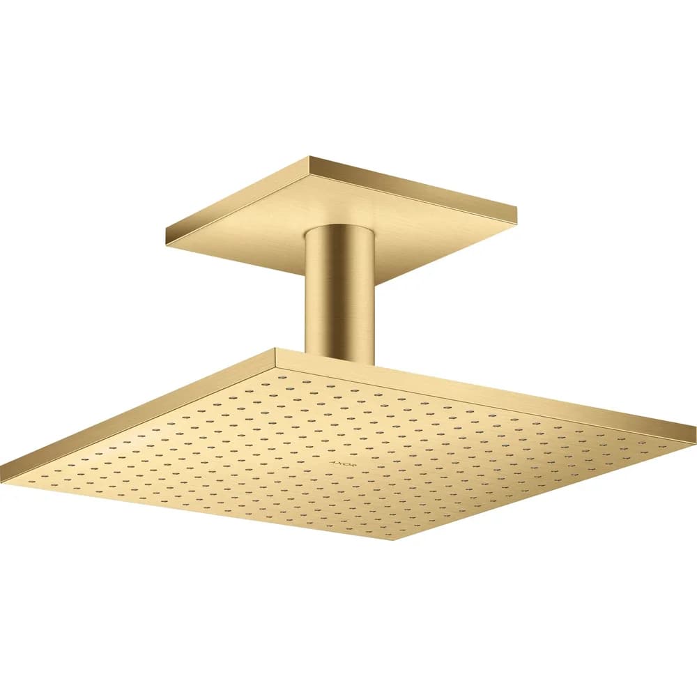 hansgrohe Axor Kopfbrause 35320250 mit Deckenanschluss, brushed gold optic