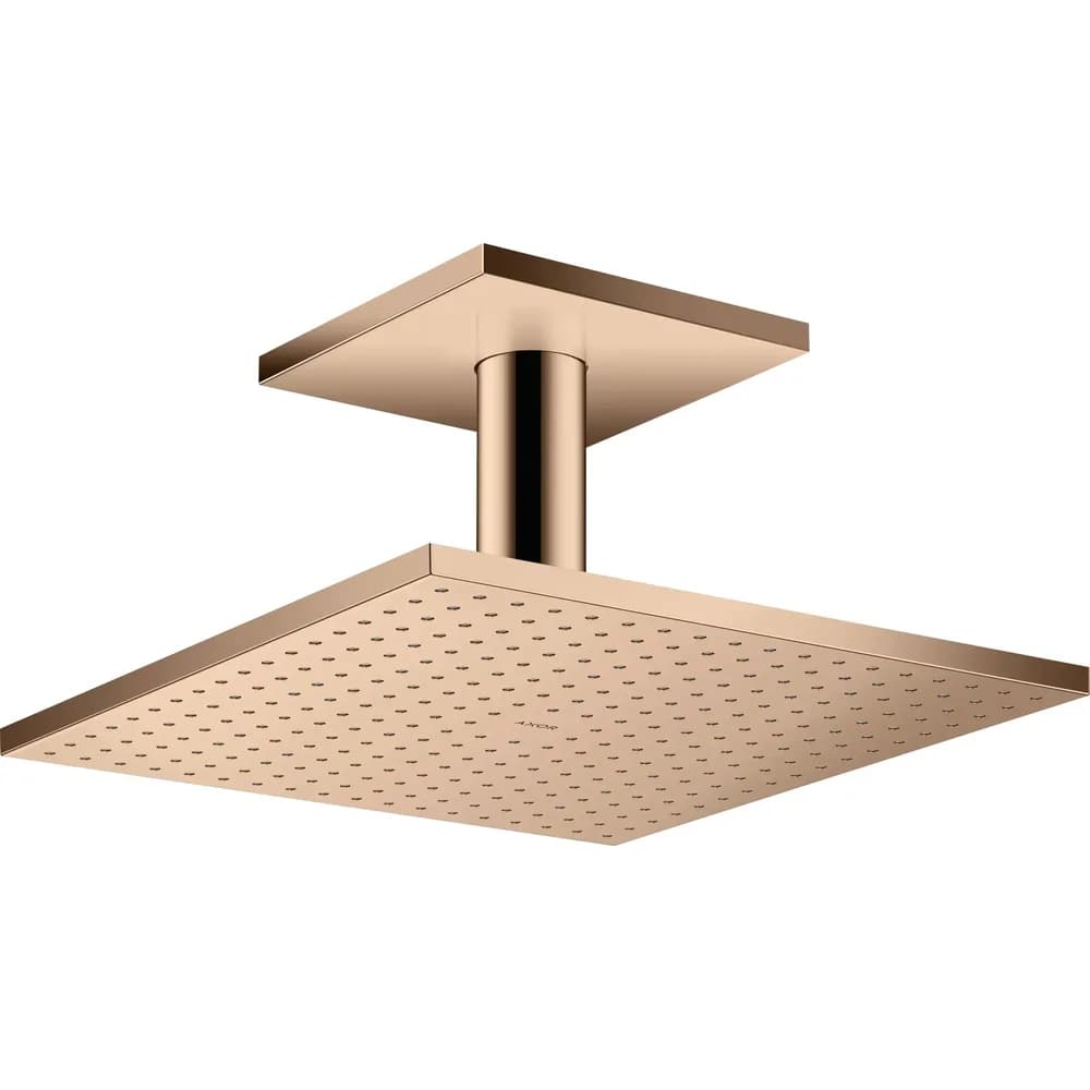 hansgrohe Axor Kopfbrause 35320300 mit Deckenanschluss, polished red gold