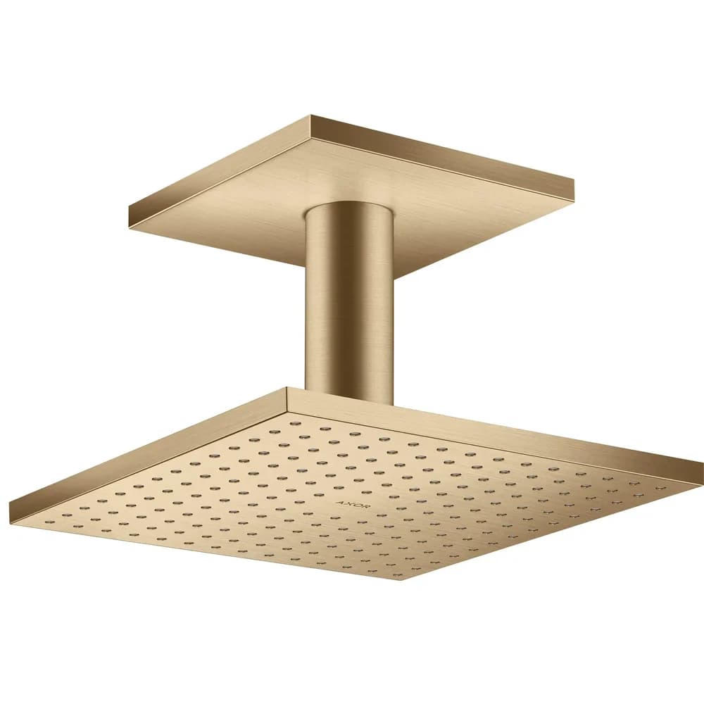 hansgrohe Axor Kopfbrause 35308140 mit Deckenanschluss, brushed bronze