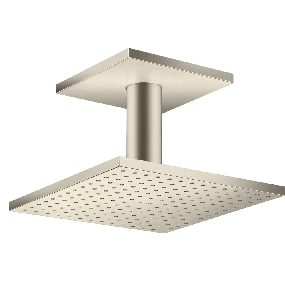 hansgrohe Axor Kopfbrause 35308820 mit Deckenanschluss, brushed nickel
