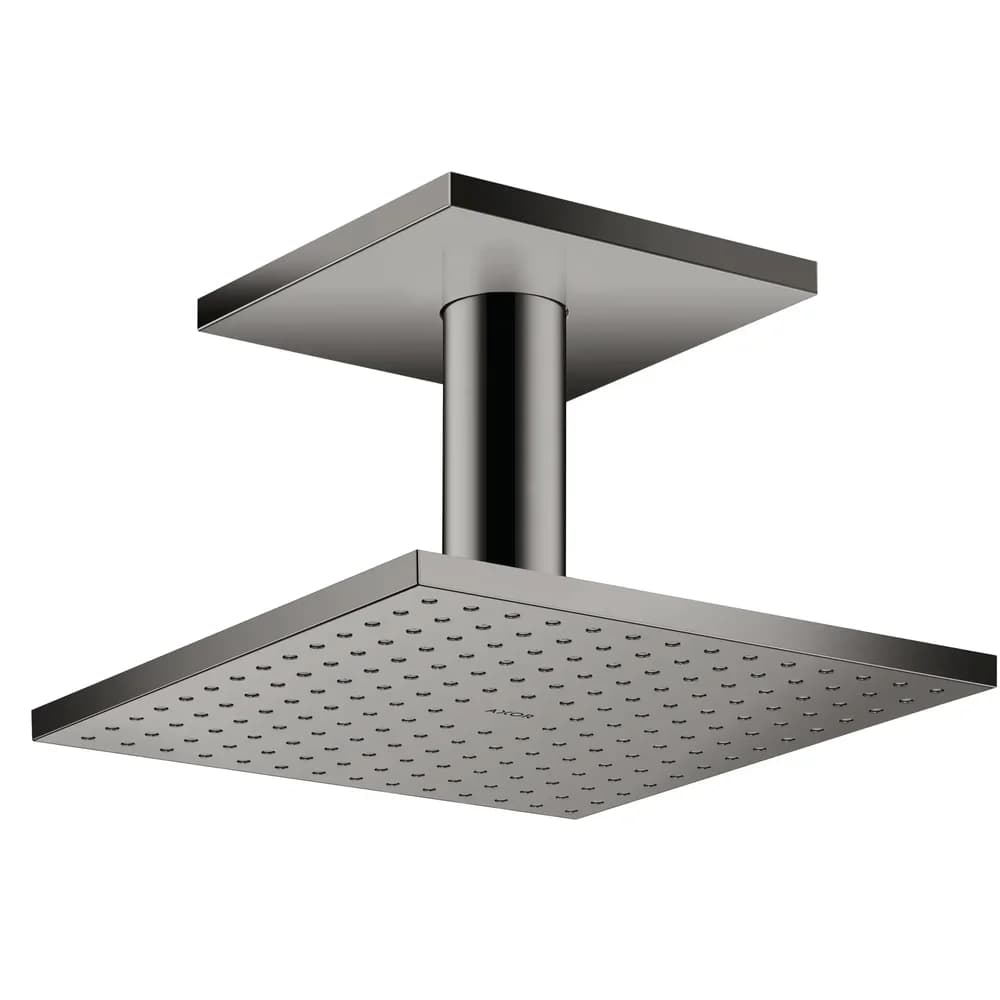 hansgrohe Axor Kopfbrause 35308330 mit Deckenanschluss, polished black chrome