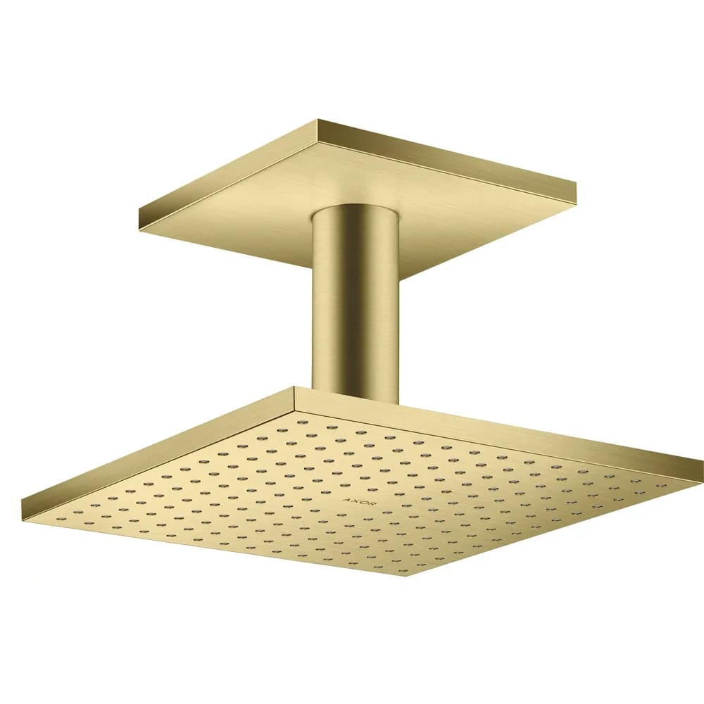 hansgrohe Axor Kopfbrause 35312950 mit Deckenanschluss, brushed brass