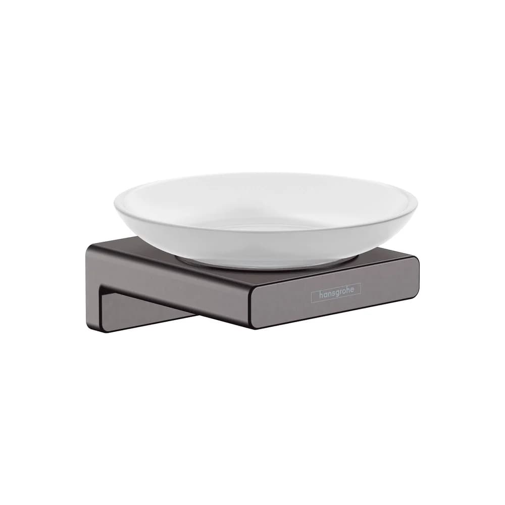 hansgrohe AddStoris Seifenschale, 41746340, Farbe: Brushed Black Chrome