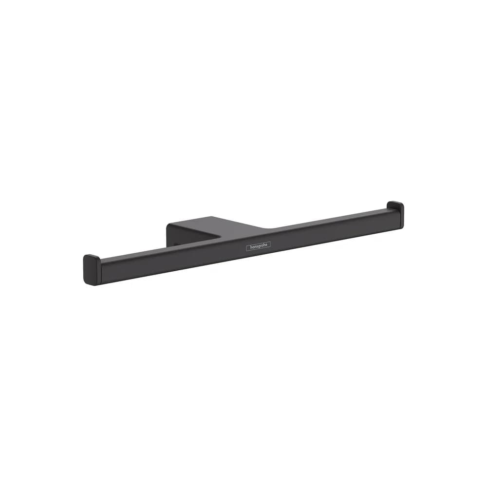 hansgrohe AddStoris Doppelpapierrollenhalter, 41748670, Farbe: Mattschwarz