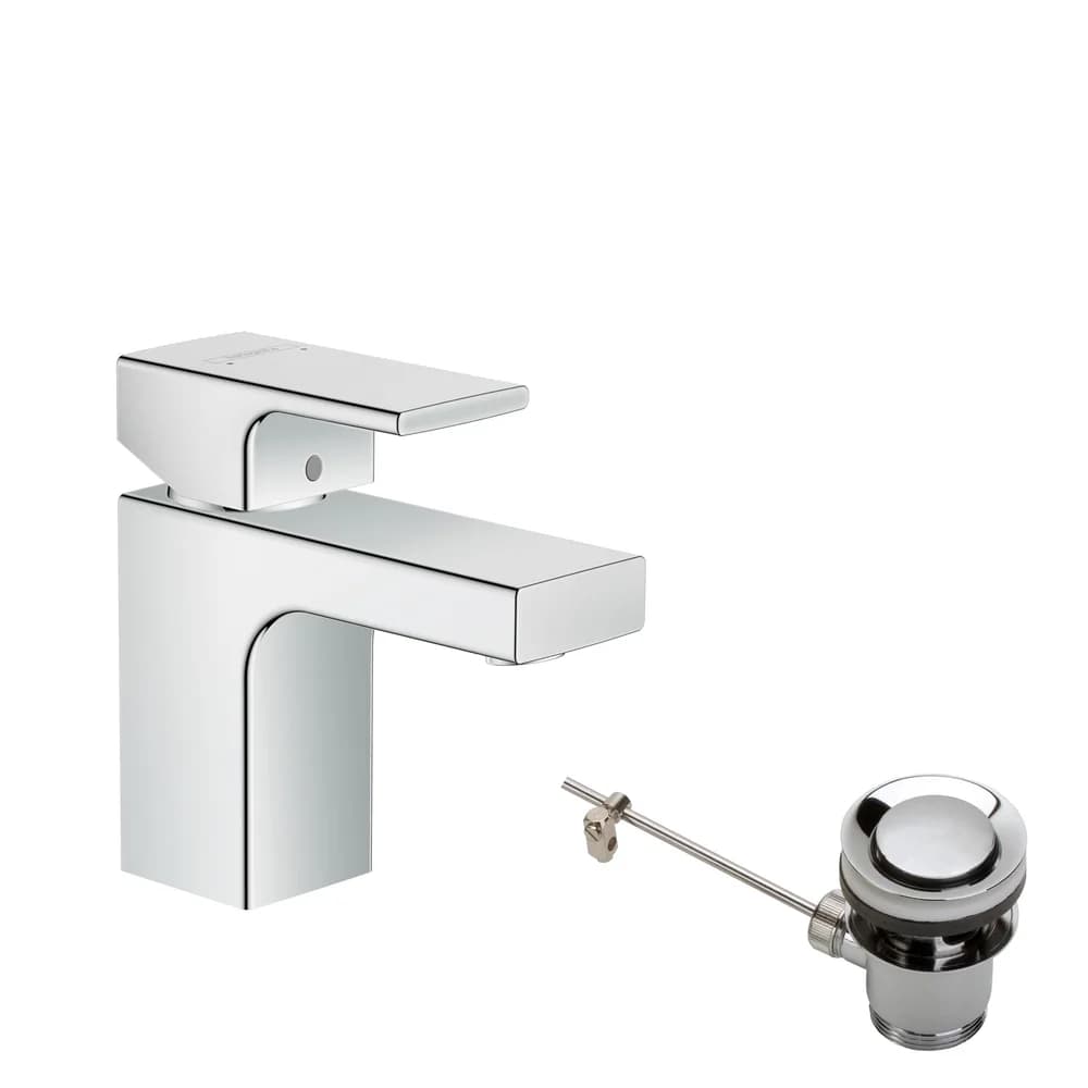 HANSGROHE 71566000 Waschtischmischer 70 Vernis Shape - Weiß