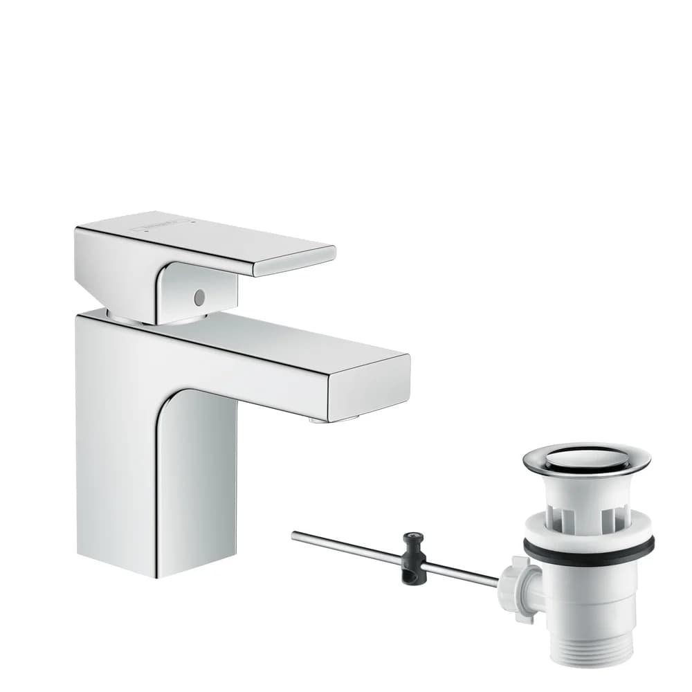 HANSGROHE 71560000 Waschtischmischer 70 Vernis Shape - Silber