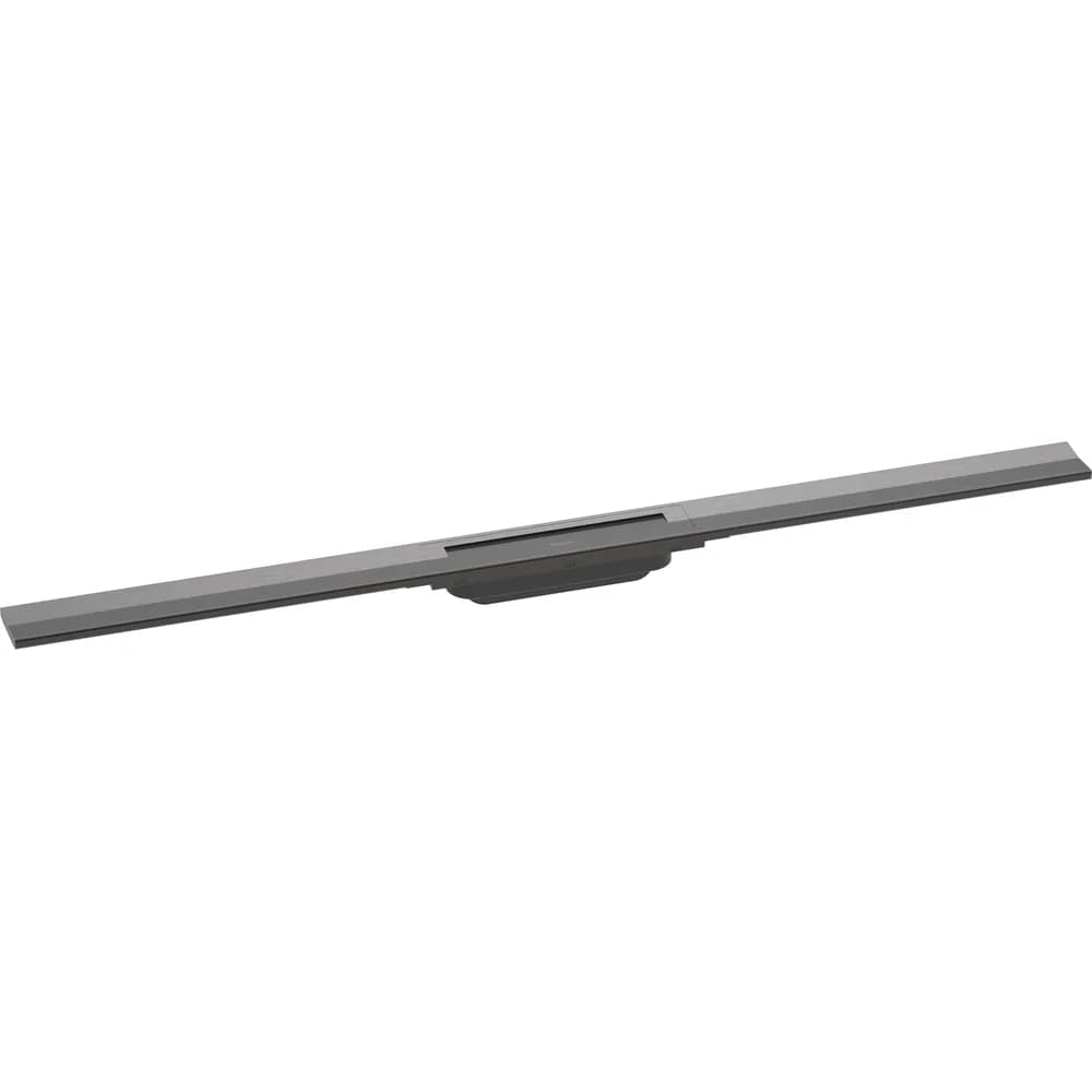 hansgrohe RainDrain Flex Duschrinne 1000mm, brush. bla vc, FM-Set, kürzbar