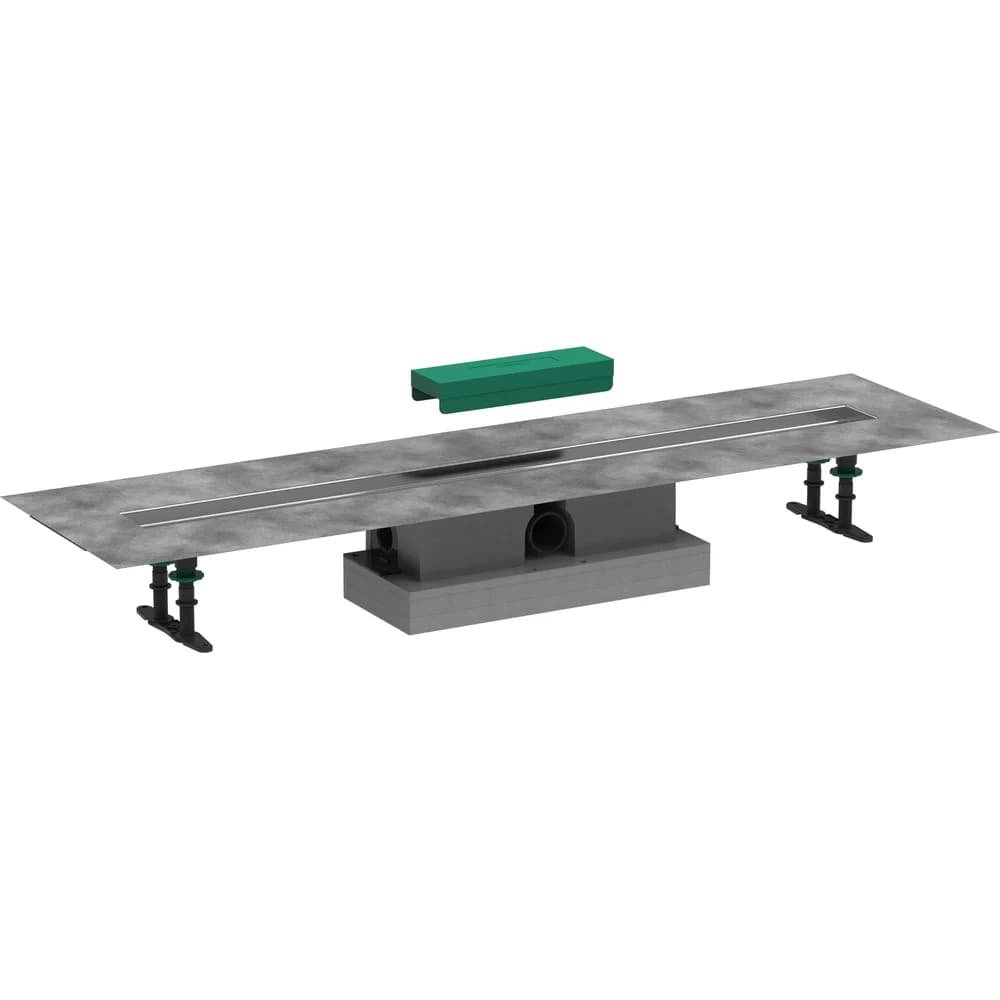 hansgrohe uBox universal Komplettset 100mm, f Stand-Ins f Duschrin. Fertigs
