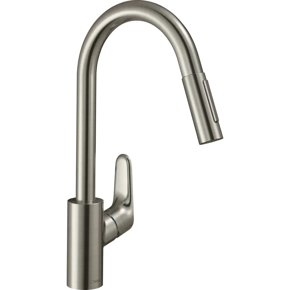 hansgrohe Focus M41 240 31833800 Ausziehbrause 2jet edelstahl-optik