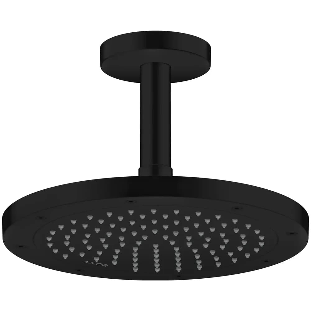 hansgrohe Deckenanschluss Axor 100mm, rund, mattschwarz
