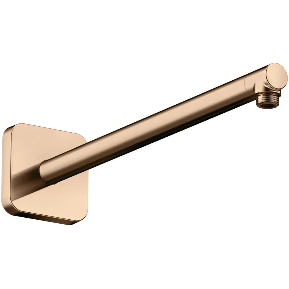 hansgrohe Brausearm softsquare Axor 390mm, eckig, polished red gold