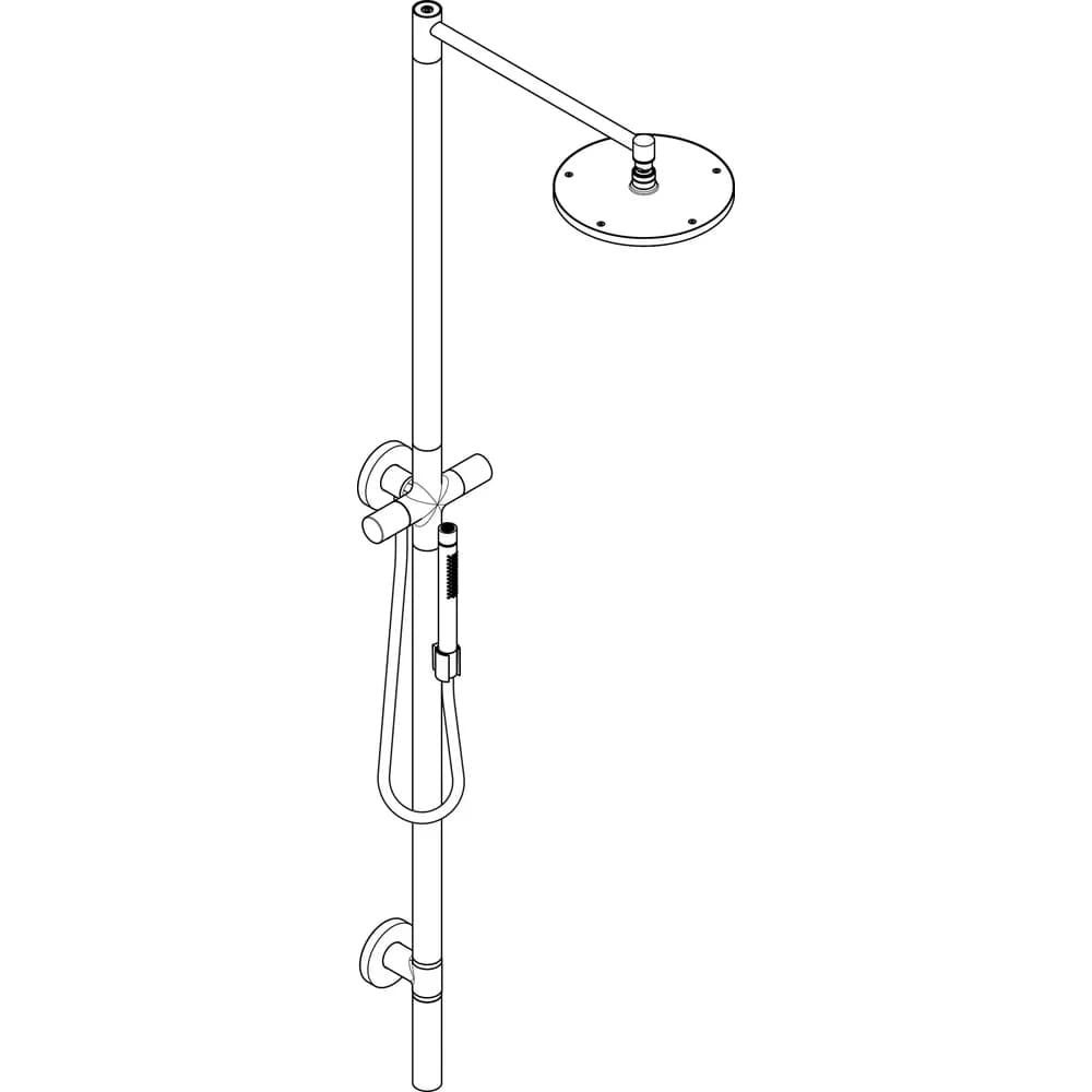 Hansgrohe Nature Duschsäule Hansgrohe Axor Starck mit 12670800