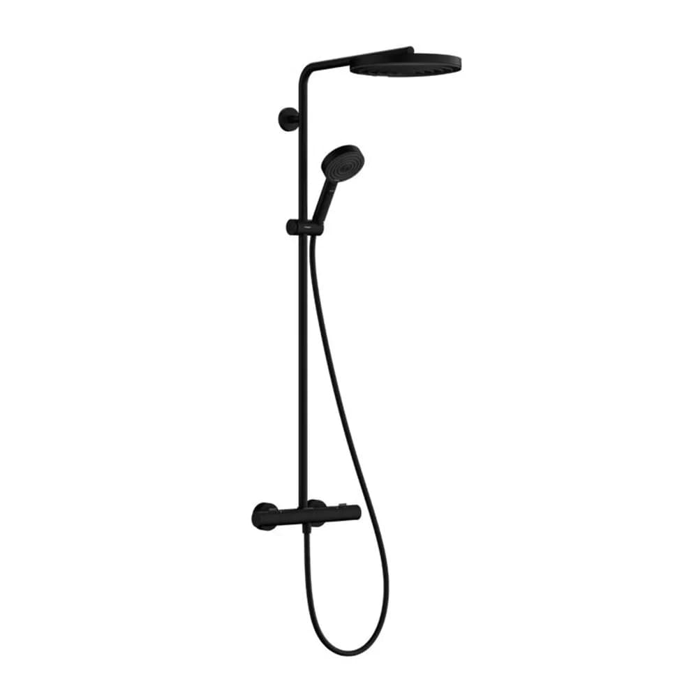 hansgrohe Brause-Set Pulsify S Puro m TH, 2 Verbaucher, 11,2 l/m., matt-sw