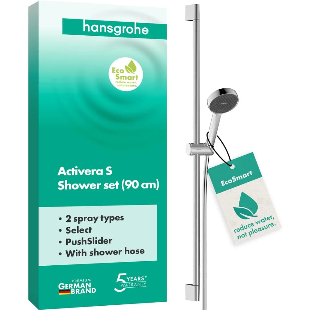 HANSGROHE Brauseset Activera Select S 95 EcoSmart mit Brausestange Typ 95 chrom