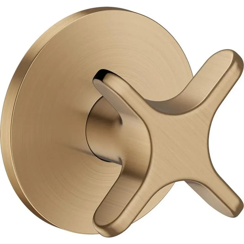 hansgrohe AXOR One Absperrventil 48771140 Unterputz mit Kreuzgriff, brushed bronze