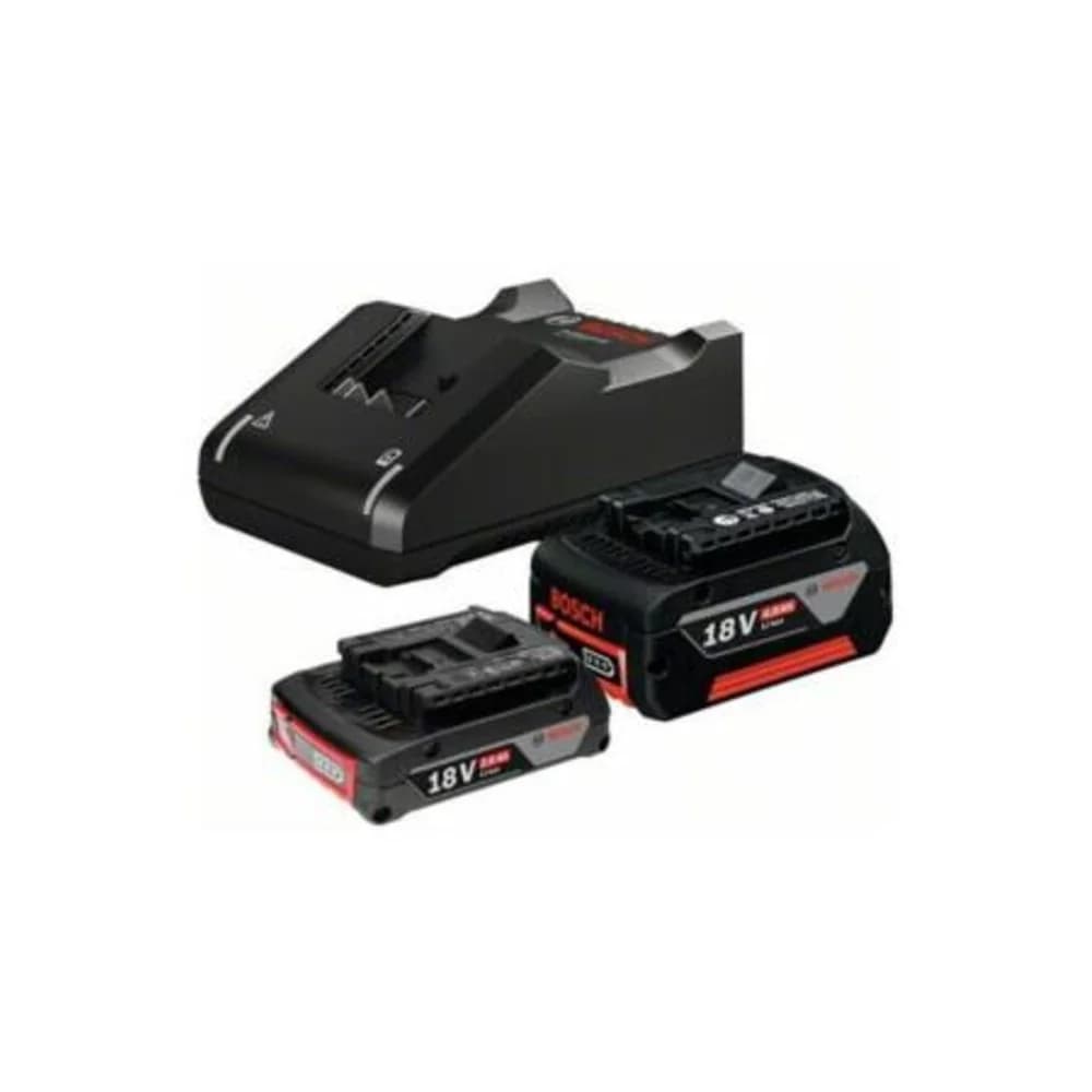 Bosch Starter-Set: 1x GBA 18V 2,0Ah + 1x GBA 18V 4,0Ah + GAL 18V-40