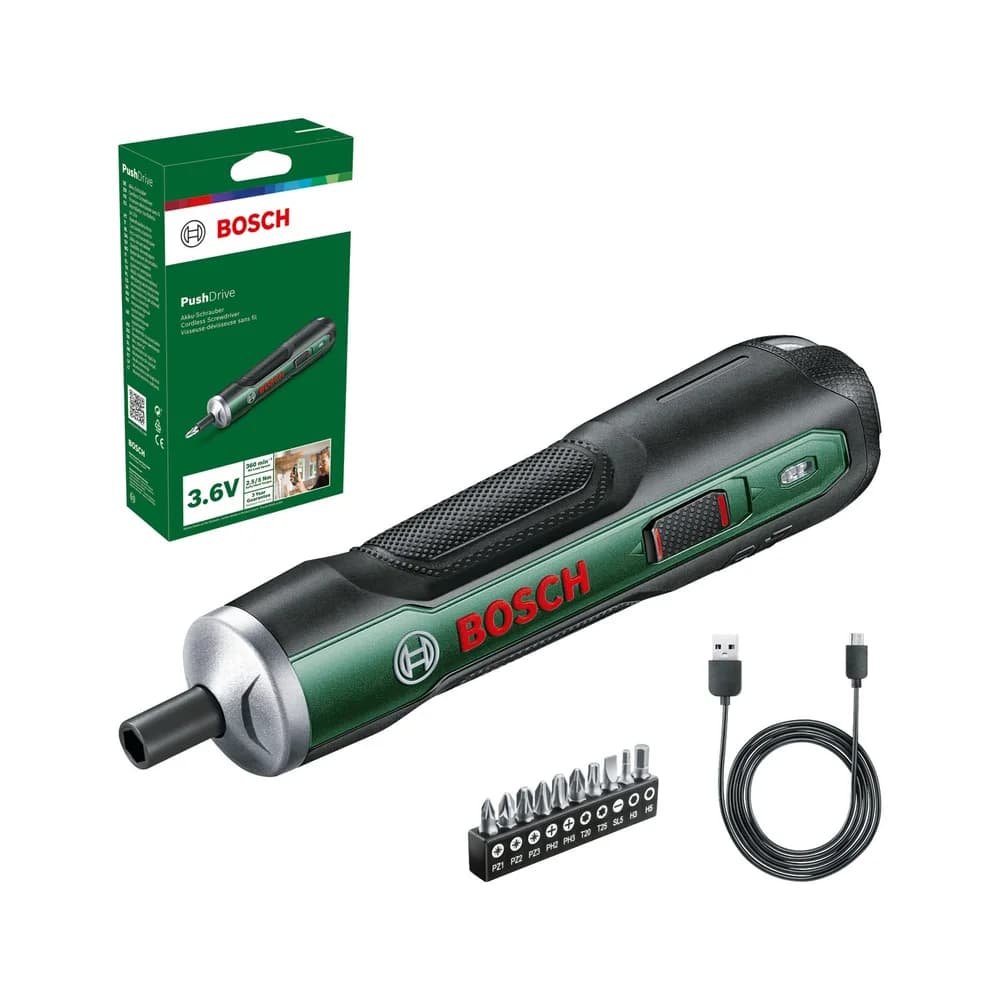 PushDrive CORDLESS SCREWDRIVER