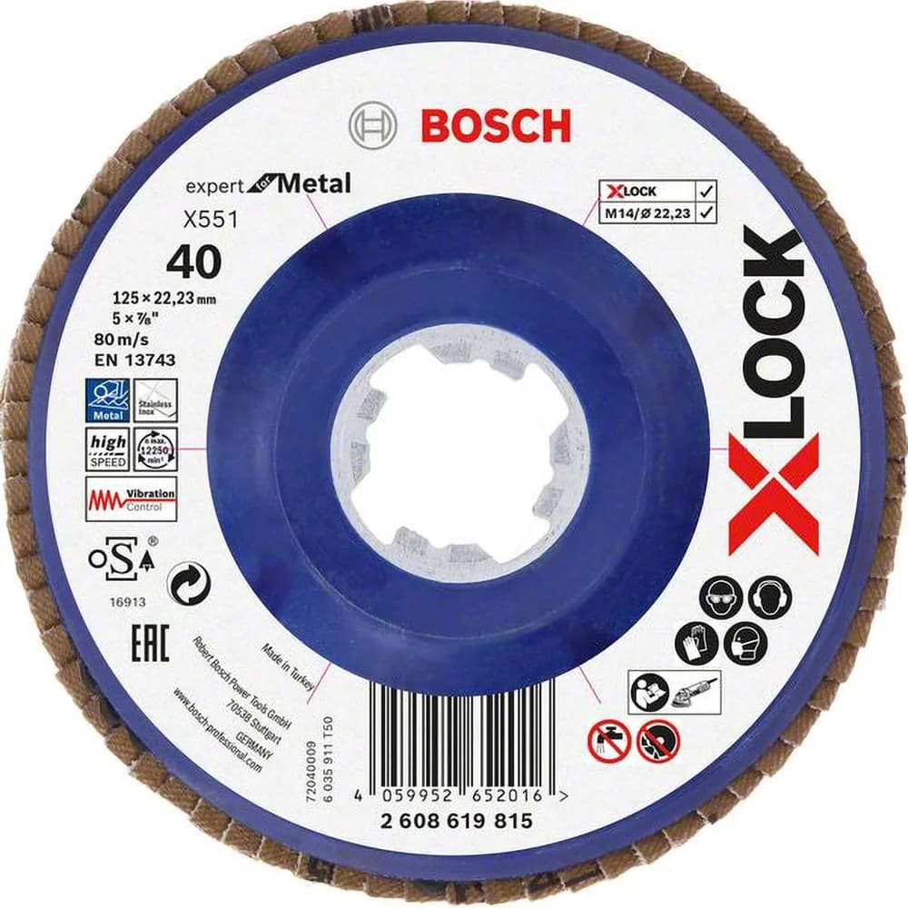 Bosch Power Tools X-LOCK-Fächerschleifer 2608619815 (VE10)