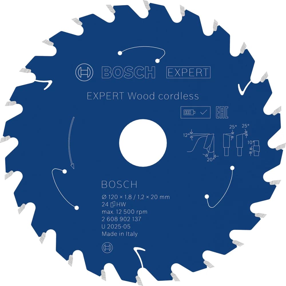 Bosch EXPERT Wood Kreissägeblatt, 120x20 mm, Z24