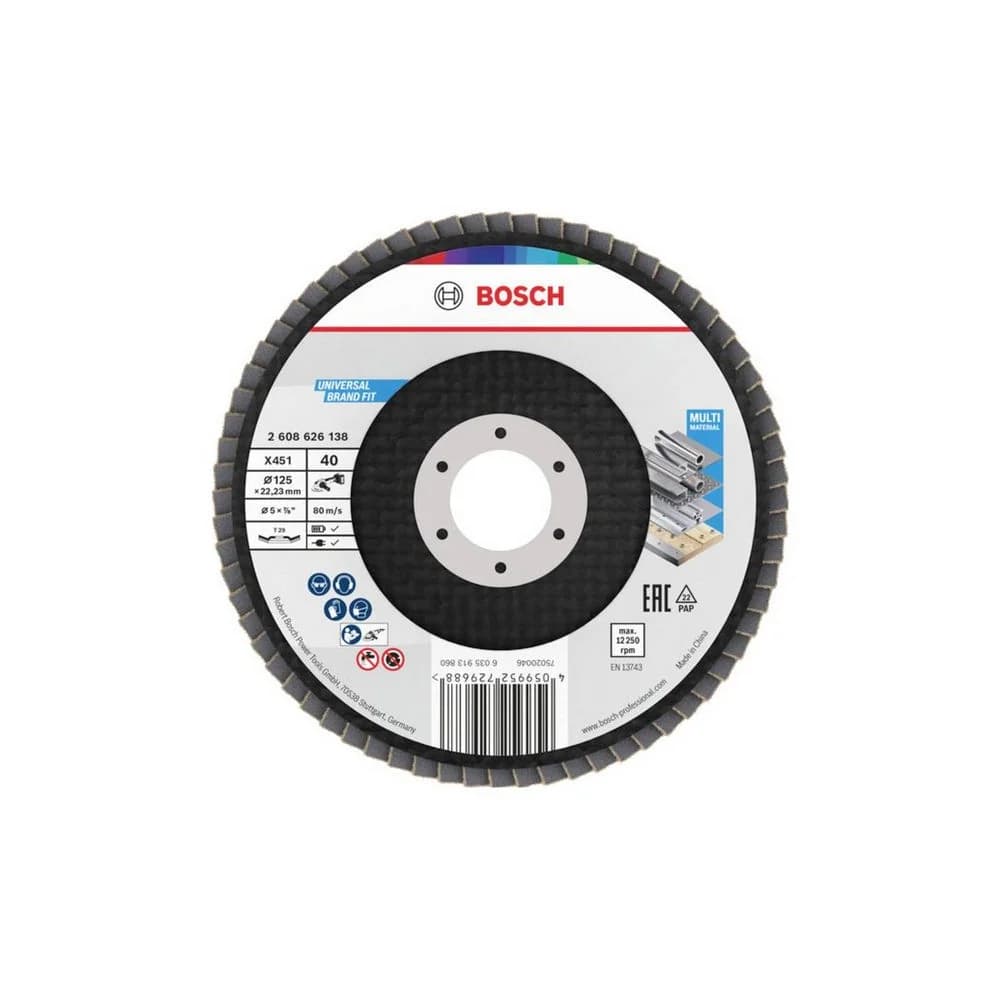 Bosch Power Tools X451 Fächerschleifscheibe, 2608626145
